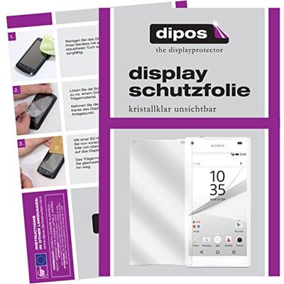 dipos 2x Pellicola Protettiva trasparente per Sony Xperia Z5 Compact Si adatta perfettamente, ultra sottile, antigraffio, senza bolle, compatibile con cover, anti impronte, autoadesiva dipos 2x Pellicola Protettiva trasparente per Sony Xperia Z5 Compact Si adatta perfettamente, ultra sottile, antigraffio, senza bolle, compatibile con cover, anti impronte, autoadesiva