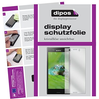 dipos 6x Pellicola Protettiva trasparente per Sony Xperia XZ1 Compact Si adatta perfettamente, ultra sottile, antigraffio, senza bolle, compatibile con cover, anti impronte, autoadesiva dipos 6x Pellicola Protettiva trasparente per Sony Xperia XZ1 Compact Si adatta perfettamente, ultra sottile, antigraffio, senza bolle, compatibile con cover, anti impronte, autoadesiva