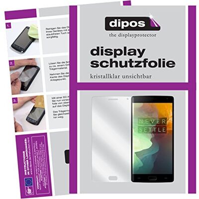 dipos 6x Pellicola Protettiva trasparente per OnePlus 2 Si adatta perfettamente, ultra sottile, antigraffio, senza bolle, compatibile con cover, anti impronte, autoadesiva dipos 6x Pellicola Protettiva trasparente per OnePlus 2 Si adatta perfettamente, ultra sottile, antigraffio, senza bolle, compatibile con cover, anti impronte, autoadesiva