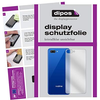 dipos 2x Pellicola Protettiva trasparente per Oppo Realme C1 Rückseite dipos 2x Pellicola Protettiva trasparente per Oppo Realme C1 Rückseite