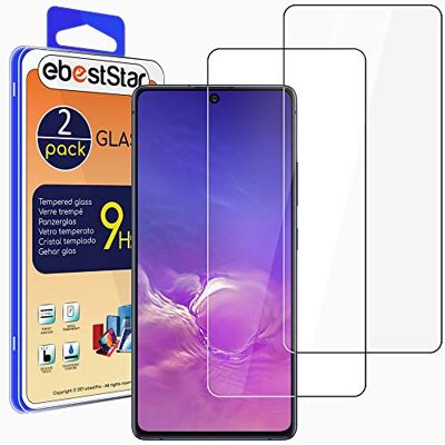 ebestStar Vetro Temperato x2 per Samsung Galaxy S10 Lite G770F, Pellicola Protezione Schermo, Antiurto ebestStar Vetro Temperato x2 per Samsung Galaxy S10 Lite G770F, Pellicola Protezione Schermo, Antiurto