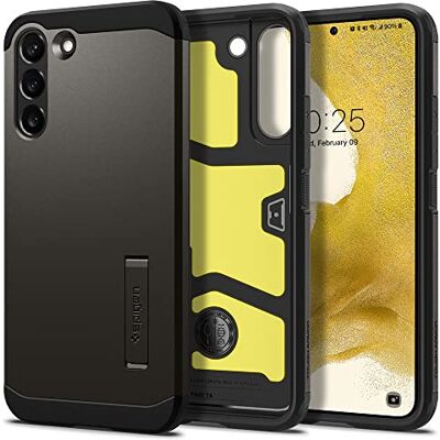 Spigen Cover Tough Armor Compatibile con Samsung Galaxy S22 Grigio Spigen Cover Tough Armor Compatibile con Samsung Galaxy S22 Grigio