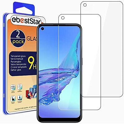 ebestStar Vetro Temperato x2 per Oppo A53S, A53, Pellicola Protezione Schermo, Antiurto ebestStar Vetro Temperato x2 per Oppo A53S, A53, Pellicola Protezione Schermo, Antiurto