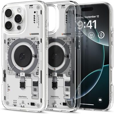Spigen Cover Ultra Hybrid MagFit per iPhone 16 Pro Max Compatibile con MagSafe Spigen Cover Ultra Hybrid MagFit per iPhone 16 Pro Max Compatibile con MagSafe