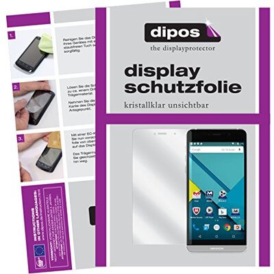 dipos 2x Pellicola Protettiva trasparente per Medion Life X5004 Si adatta perfettamente, ultra sottile, antigraffio, senza bolle, compatibile con cover, anti impronte, autoadesiva dipos 2x Pellicola Protettiva trasparente per Medion Life X5004 Si adatta perfettamente, ultra sottile, antigraffio, senza bolle, compatibile con cover, anti impronte, autoadesiva