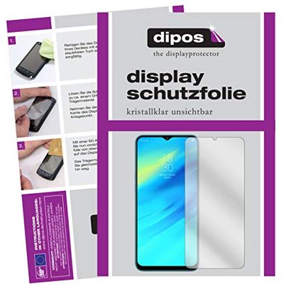 dipos 2x Pellicola Protettiva trasparente per Oppo Realme 2 Pro Si adatta perfettamente, ultra sottile, antigraffio, senza bolle, compatibile con cover, anti impronte, autoadesiva dipos 2x Pellicola Protettiva trasparente per Oppo Realme 2 Pro Si adatta perfettamente, ultra sottile, antigraffio, senza bolle, compatibile con cover, anti impronte, autoadesiva