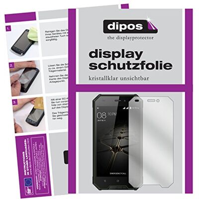 dipos 2x Pellicola Protettiva trasparente per Blackview BV4000 Pro dipos 2x Pellicola Protettiva trasparente per Blackview BV4000 Pro