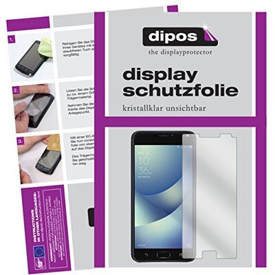 dipos 6x Pellicola Protettiva per Asus Zenfone 4 Max 5,2 Zoll ZC520KL Si adatta perfettamente, ultra sottile, antigraffio, senza bolle, compatibile con cover, anti impronte, autoadesiva dipos 6x Pellicola Protettiva per Asus Zenfone 4 Max 5,2 Zoll ZC520KL Si adatta perfettamente, ultra sottile, antigraffio, senza bolle, compatibile con cover, anti impronte, autoadesiva
