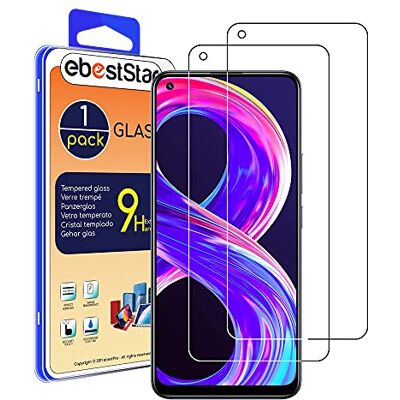 ebestStar Vetro Temperato x2 per Realme 7 Pro, Pellicola Protezione Schermo, Antiurto ebestStar Vetro Temperato x2 per Realme 7 Pro, Pellicola Protezione Schermo, Antiurto