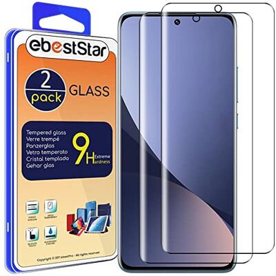 ebestStar Vetro Temperato Curvo x2 per Xiaomi 12, 12X, Pellicola Protezione Schermo, (Copertura integrale dei bordi) ebestStar Vetro Temperato Curvo x2 per Xiaomi 12, 12X, Pellicola Protezione Schermo, (Copertura integrale dei bordi)