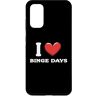 I Love Binge Days Tees Custodia per Galaxy S20 Adoro i Binge Days