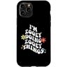 Personalized Name Mothers Day outfit For Women Custodia per iPhone 11 Pro Retro Groovy Im ZOOEY Doing ZOOEY Things Funny Festa della mamma