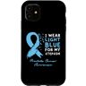 Tee Custodia per iPhone 11 Indosso azzurro per il mio figliastro Consapevolezza del cancro alla prostata