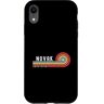 Team Novak Personalized Last Name Gifts Custodia per iPhone XR NOVAK Proud Family Retro Tramonto Cognome Cognome