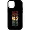 Risky Apparel Custodia per iPhone 14 Orgoglio rischioso, rischioso