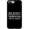 Tee Custodia per iPhone 7 Plus/8 Plus Pilates? Pensavo che avessi detto torte e latte macchiato, divertente