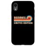 Customized Last Name Gifts Matching Family Team Custodia per iPhone XR HARRELL Surname Retro Vintage 80s 90s Birthday Reunion