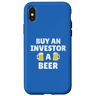 CheersToYouApparel Custodia per iPhone X/XS Investitore   Acquista uno slogan per la celebrazione della birra a un investitore
