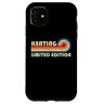 Customized Last Name Gifts Matching Family Team Custodia per iPhone 11 KEATING Surname Retro Vintage 80s 90s Birthday Reunion