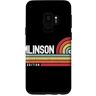 Team Tomlinson Personalized Last Name Gifts Custodia per Galaxy S9 Tomlinson Proud Family Retro Tramonto Cognome Cognome