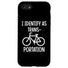 Funny Bicycle Identify as a Bike Transportation Custodia per iPhone SE (2020) / 7 / 8 Bicicletta divertente identificarsi come un trasporto in bicicletta