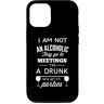 I Am Not An Alcoholic Custodia per iPhone 13 Divertente amante del vino Non sono un alcolista