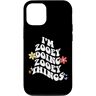 Personalized Name Mothers Day outfit For Women Custodia per iPhone 13 Retro Groovy Im ZOOEY Doing ZOOEY Things Funny Festa della mamma