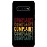 Complaint Apparel Custodia per Galaxy S10+ Reclamo Orgoglio, Denuncia