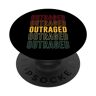 Outraged Apparel Orgoglio indignato, indignato PopSockets PopGrip Intercambiabile