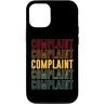 Complaint Apparel Custodia per iPhone 14 Reclamo Orgoglio, Denuncia