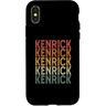 Vintage Kenrick Personalizzato Nome Regalo Custodia per iPhone X/XS Retro Su Misura Primo Nome Kenrick