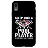 Billiard Pool Player Gifts Custodia per iPhone XR Dormire con un giocatore di biliardo Sappiamo come trattare un bel rack