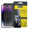 GALIO Vetro di durezza 9H, compatibile con iPhone 14 Pro, pellicola protettiva per la privacy, pellicola protettiva anti-spionaggio, vetro anti-bolle, vetro protettivo antigraffio