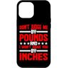 Consapevolezza del corpo FH Custodia per iPhone 15 Plus Don't Judge Me By Pounds And I Won't Judge You --------