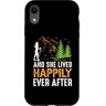 And She Lived Happily Ever After Hiking Hike Gift Custodia per iPhone XR E visse felici e contenti