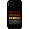 Unthinkable Apparel Custodia per iPhone 11 Orgoglio impensabile, impensabile