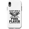 Billiard Pool Player Gifts Custodia per iPhone XR Dormire con un giocatore di biliardo Sappiamo come trattare un bel rack