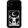 Retro Iggy Greyhound Dog Lover The Moon Halloween Custodia per iPhone 11 Tarocchi Vintage Luna Mezzaluna Italiano Levriero Cane Mamma