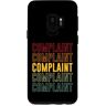 Complaint Apparel Custodia per Galaxy S9 Reclamo Orgoglio, Denuncia