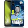 Head Case Designs Licenza Ufficiale Manchester City Man City FC Erling Haaland 2022/23 Prima Squadra Custodia Cover Dura per Parte Posteriore Compatibile con Apple iPhone X/iPhone XS