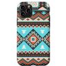 Tribes and Trends Custodia per iPhone 11 Pro Sud-ovest Nativo Americano Blu Marrone Azteco Boho Western