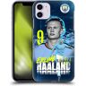 Head Case Designs Licenza Ufficiale Manchester City Man City FC Erling Haaland 2022/23 Prima Squadra Custodia Cover Dura per Parte Posteriore Compatibile con Apple iPhone 11