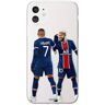 MYCASEFC Cover per calcio Neymar & Mbappe PSG Samsung Galaxy A10 in silicone per smartphone stampato in Francia in TPU