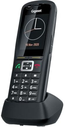 Siemens R700H PRO Telefono DECT Identificatore di Chiamata Nero