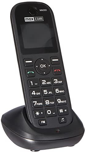 Maxcom MM35D Telefono DECT Nero