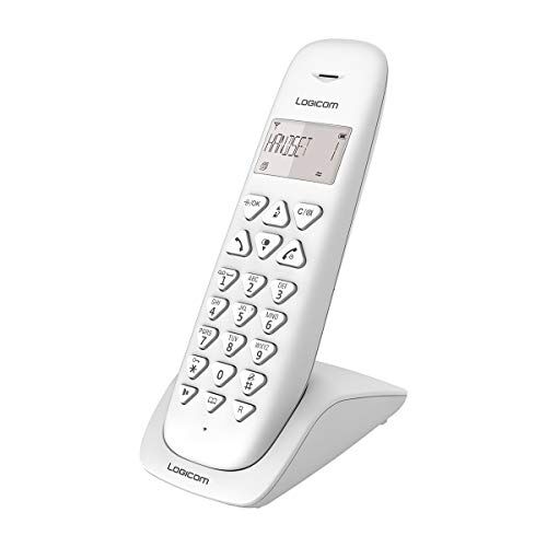 LOGICOM Fixed Wireless Phone fisso senza Posta vocale telefoni analogici e DECT Solo  Vega 150 senza fili Bianco