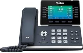 Yealink SIP-T54W telefono IP Nero Cornetta cablata LCD 10 linee Wi-Fi