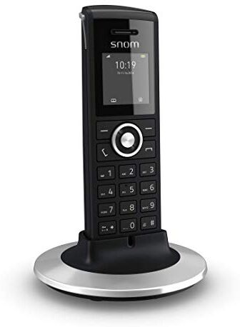 SNOM M25 Terminale cordless da utilizzare su sistemi DECT (fino a 75 ore in standby e 7 ore in conversazione, ricevitore IP DECT, display a colori TFT) Nero