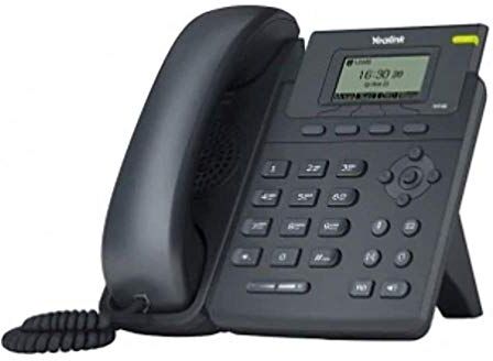 Yealink SIP-T19P E2 Telefono VoIP Entry-level IP con 1 linea, Nero