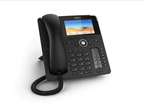 SNOM D785 Telefono IP SIP Standard con Paperless Display, Gigabit LAN e Supporto USB Bluetooth, Nero